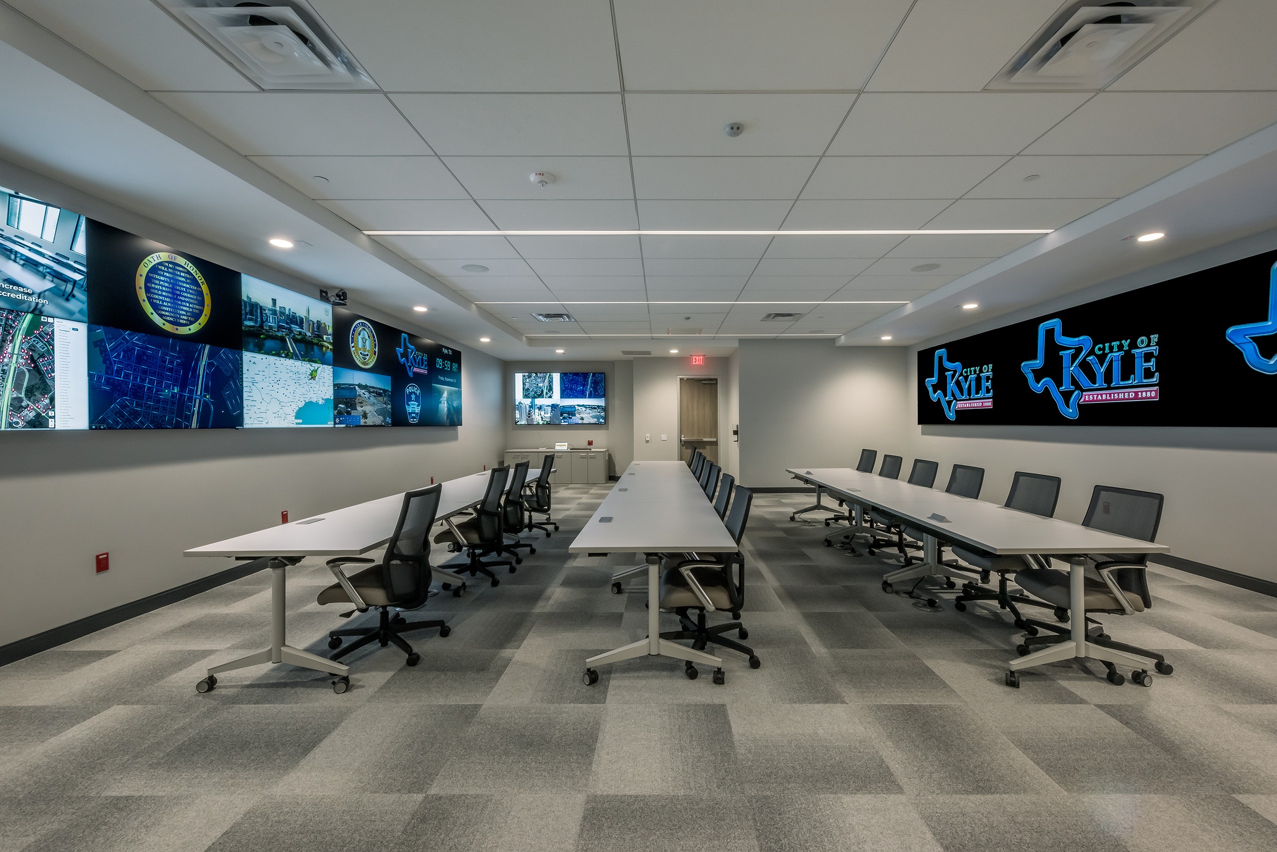 City of Kyle - both video walls