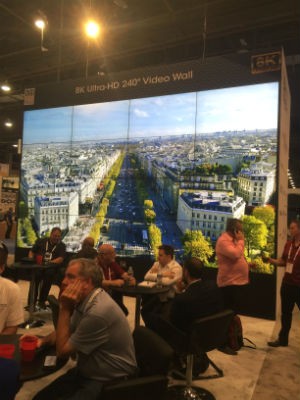 8K Video wall at InfoComm