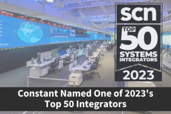 office space with text that says constant named one of 2023's top 50 integrators