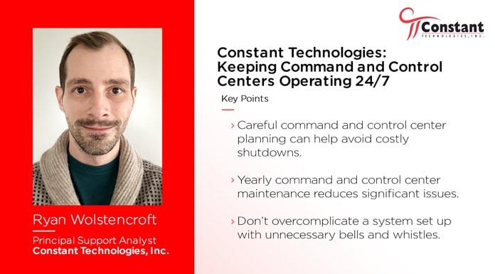 ryan wolstencroft is the principal support analyst for constant technologies inc.