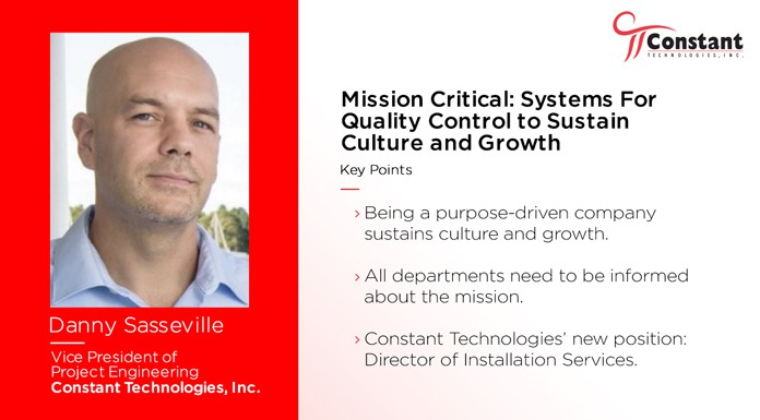 Podcast: Systems for Quality Control with Danny Sasseville