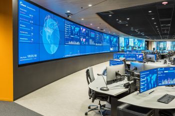 Operations Center with video walls and consoles