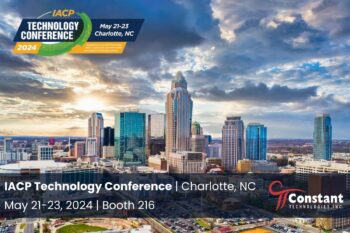 a poster for the 2024 IACP technology conference in charlotte NC