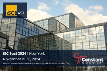 an advertisement for isc east 2024 in new york
