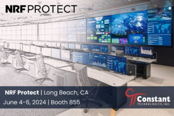 an advertisement for the 2024 NRF protect in long beach ca