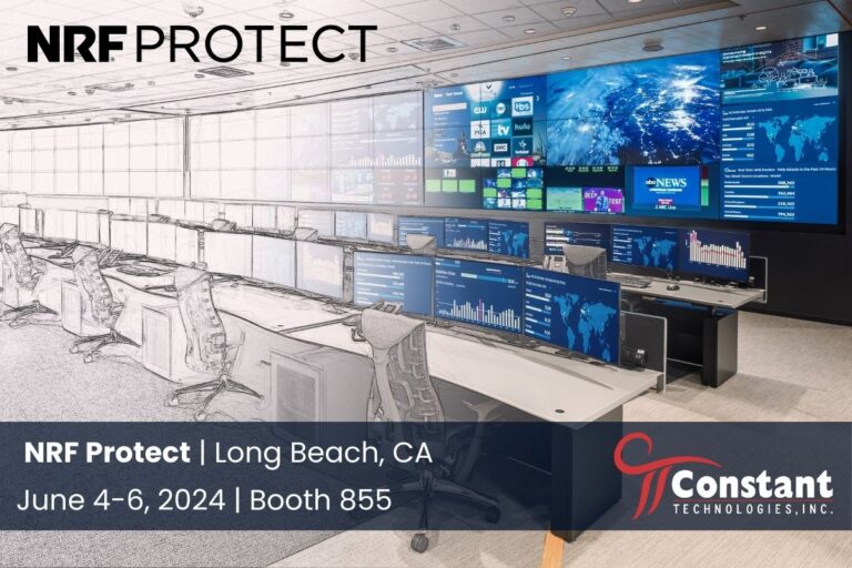 an advertisement for the 2024 NRF protect in long beach ca