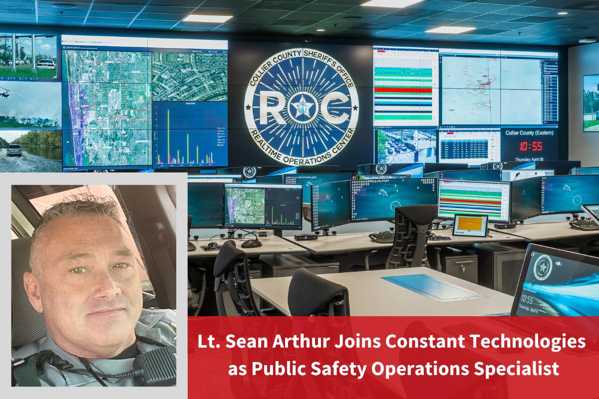 Lieutenant Sear Arthur's image as Constant Technologies' Public Safety Operations Specialist