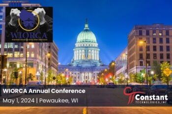 a poster for the 2024 WIORCA annual conference in Pewaukee Wisconsin